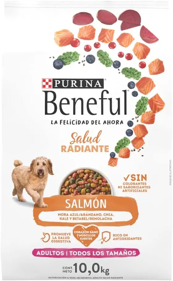 Purina Beneful Salud Radiante Alimento seco Adultos, Todos los tamaños, Bulto de 10kg